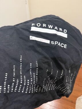 NYC Dance Studio Forward Space Black and White Logo Tote Bag, purchased in 2022